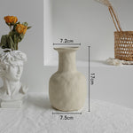Simple Ceramic Vases – Minimalist Art Vases for Dried Flower Arrangements and Home Decoration
