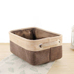 Nordic Fabric Storage Box Cotton And Linen Folding Storage Box