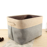 Nordic Fabric Storage Box Cotton And Linen Folding Storage Box
