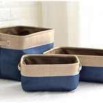 Nordic Fabric Storage Box Cotton And Linen Folding Storage Box