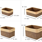 Nordic Fabric Storage Box Cotton And Linen Folding Storage Box