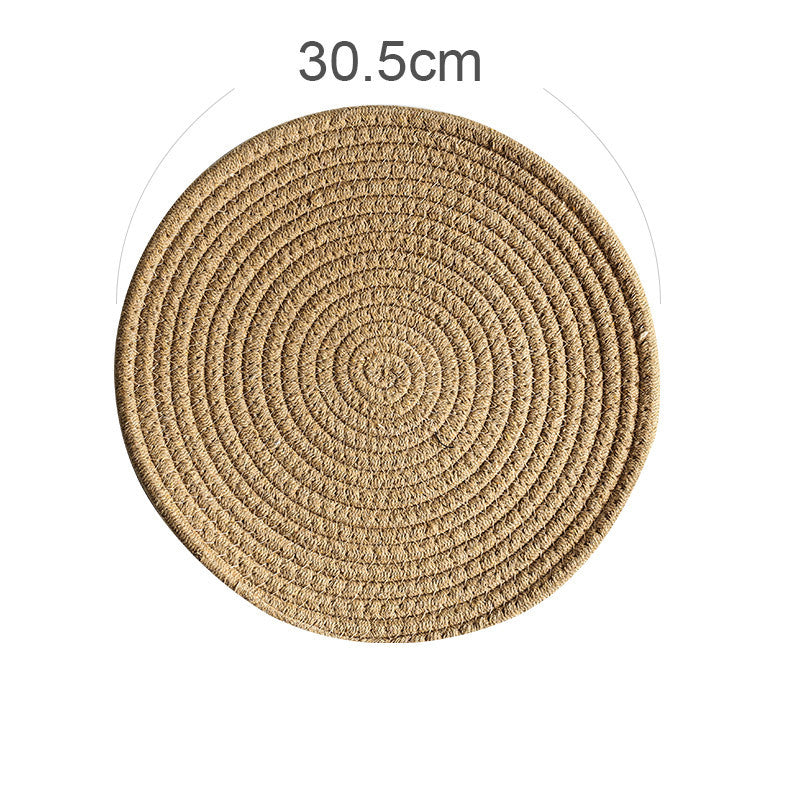 Pure Cotton Placemats and Coasters Set – Heat Resistant Table Mats & Potholders