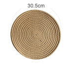 Pure Cotton Placemats and Coasters Set – Heat Resistant Table Mats & Potholders