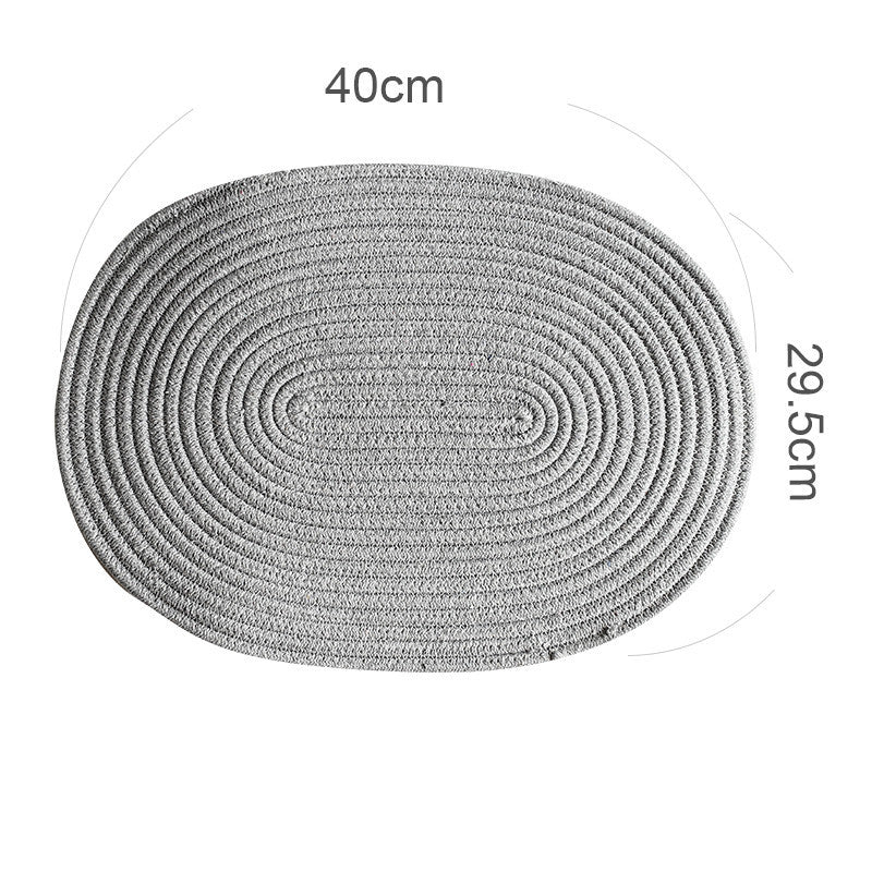 Pure Cotton Placemats and Coasters Set – Heat Resistant Table Mats & Potholders