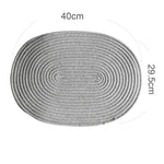 Pure Cotton Placemats and Coasters Set – Heat Resistant Table Mats & Potholders