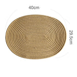 Pure Cotton Placemats and Coasters Set – Heat Resistant Table Mats & Potholders