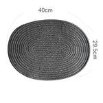 Pure Cotton Placemats and Coasters Set – Heat Resistant Table Mats & Potholders