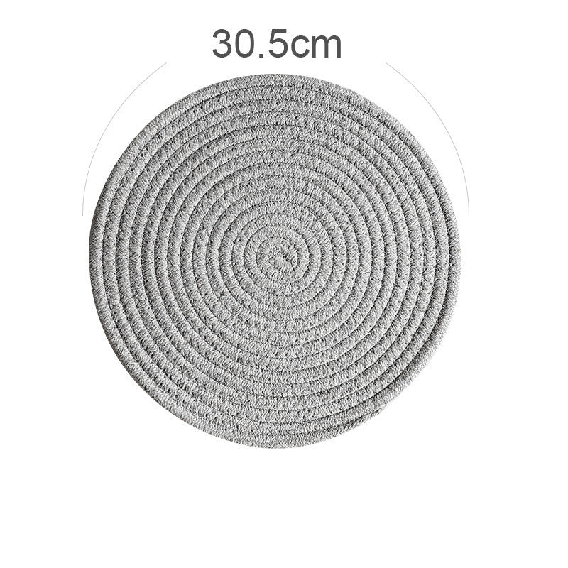 Pure Cotton Placemats and Coasters Set – Heat Resistant Table Mats & Potholders