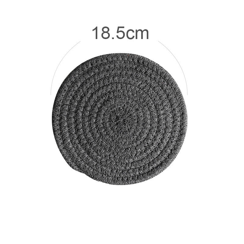 Pure Cotton Placemats and Coasters Set – Heat Resistant Table Mats & Potholders