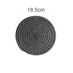 Pure Cotton Placemats and Coasters Set – Heat Resistant Table Mats & Potholders