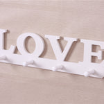 LOVE-Themed Over-the-Door Coat Hook – Space-Saving Wall Organizer