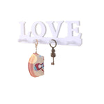 LOVE-Themed Over-the-Door Coat Hook – Space-Saving Wall Organizer