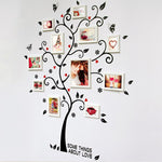 DIY Family Tree Wall Stickers – Removable Photo Frame Wall Decals for Home Decoration