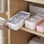 Plastic Storage Organizer Box – Socks, Underwear, and Bra Drawer Organizer for Home and Bathroom