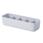 Plastic Storage Organizer Box – Socks, Underwear, and Bra Drawer Organizer for Home and Bathroom