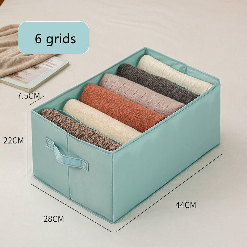 Denim Pants Drawer Organizer Box – Clothes Storage for Closet