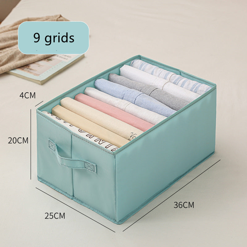 Denim Pants Drawer Organizer Box – Clothes Storage for Closet