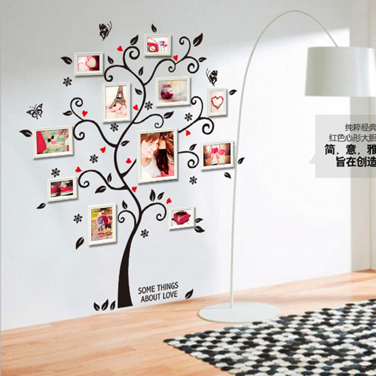 DIY Family Tree Wall Stickers – Removable Photo Frame Wall Decals for Home Decoration