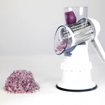 3-in-1 Manual Vegetable Slicer – Grater, Chopper & Mandolin Cutter
