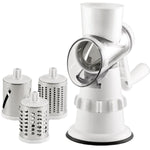 3-in-1 Manual Vegetable Slicer – Grater, Chopper & Mandolin Cutter