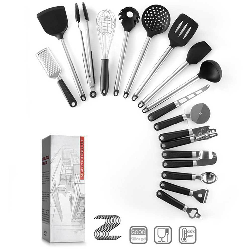 Silicone Spatula and Spoon Set – Kitchen Cooking Gadget Set