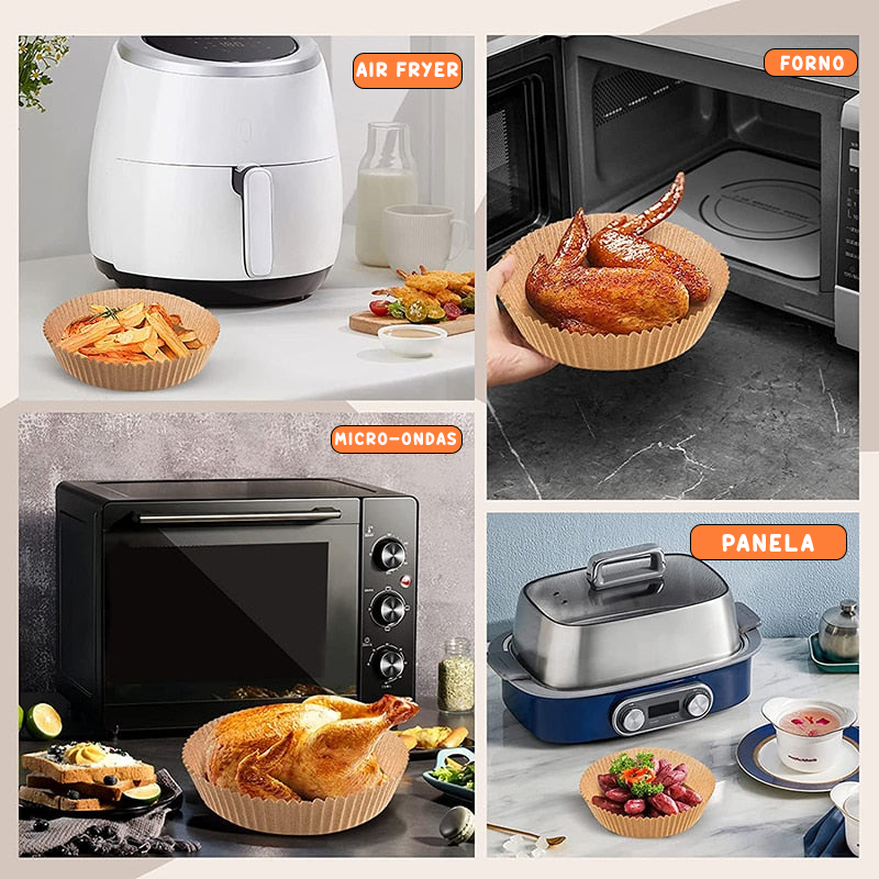 Paper Fryer - Revestimento para Air Fryer da OFERT